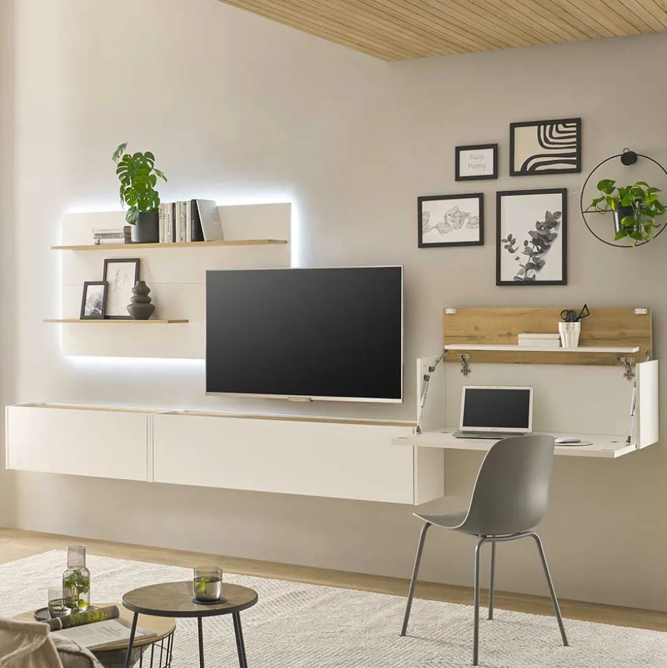 Home Office Wohnzimmerwand Rascian