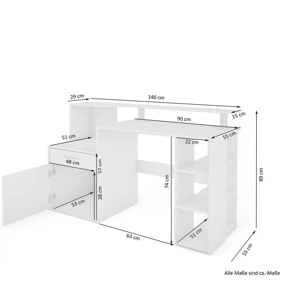 Homeoffice Schreibtisch Sinnabra