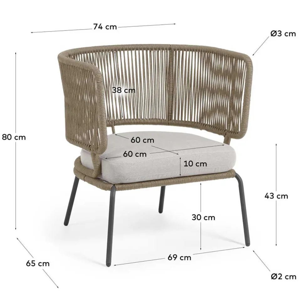 In- und Outdoor Sessel Finanun