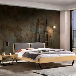 Industriestil Bett 140x200 Rozari