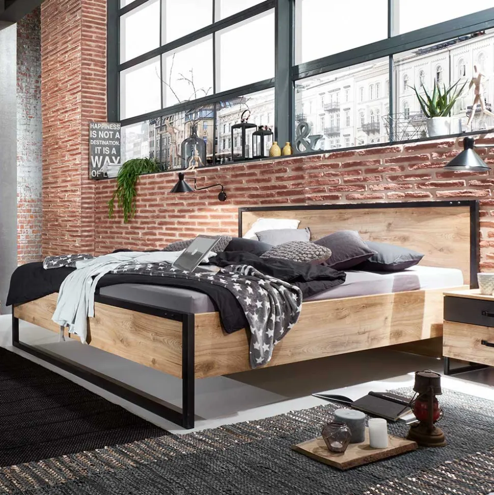 Industriestil Doppelbett Onlina