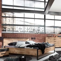 Industriestil Doppelbett Onlina