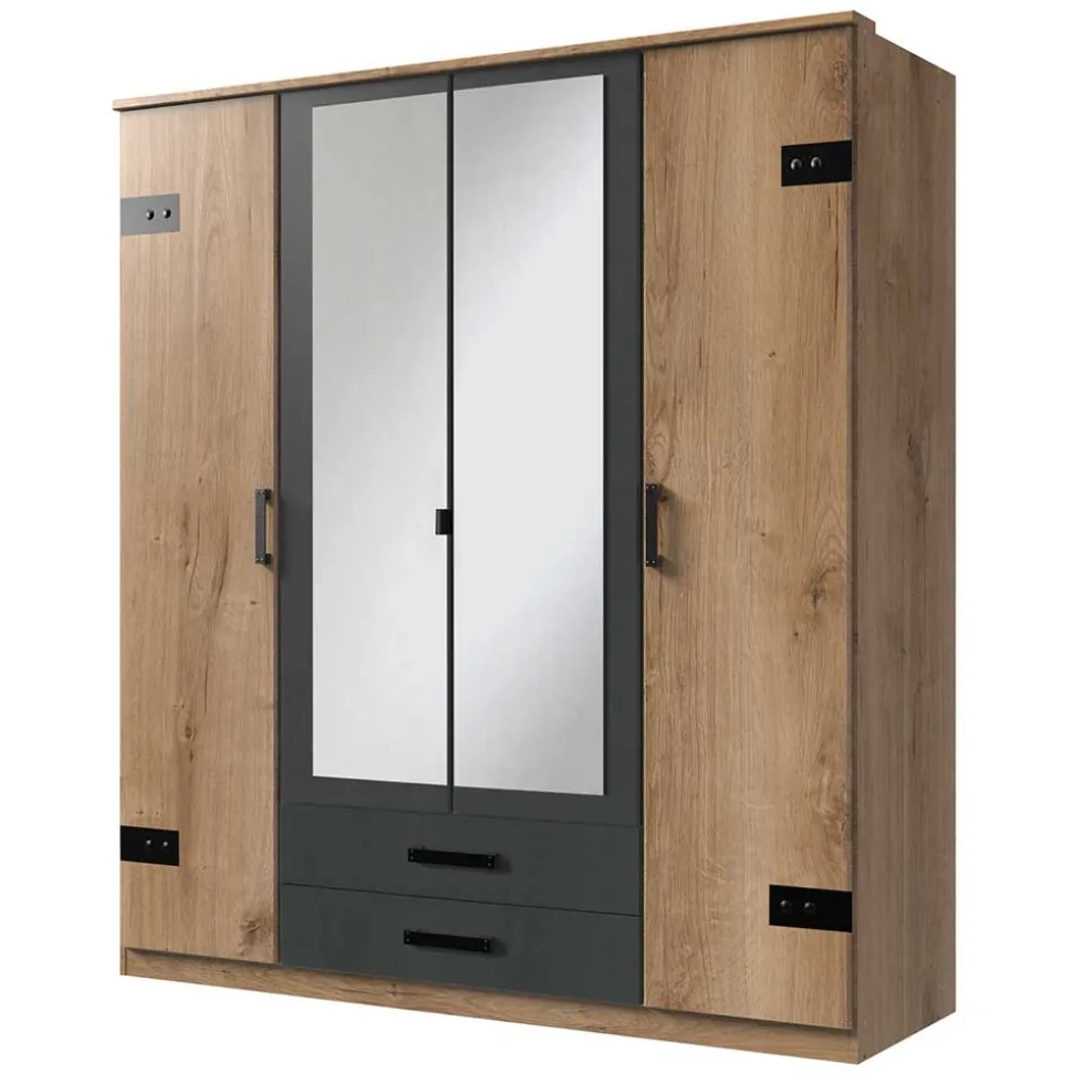 Industriestil Kleiderschrank Melcian