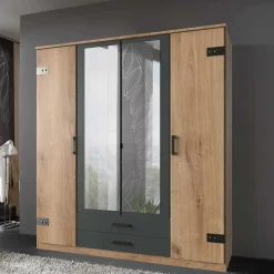 Industriestil Kleiderschrank Melcian