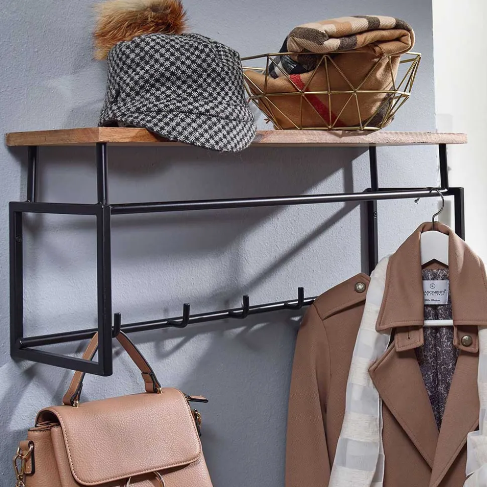 Industriestil Wandgarderobe Liron