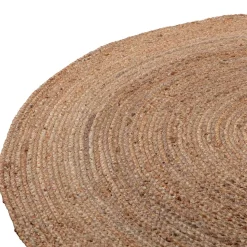 Jute Teppiche rund Donnlyza