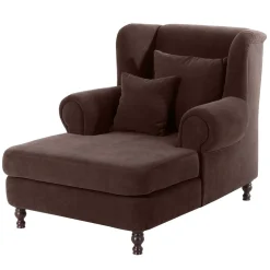 Kaminsessel braun Pandau