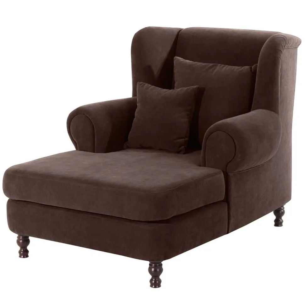 Kaminsessel braun Pandau