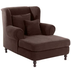 Kaminsessel braun Pandau
