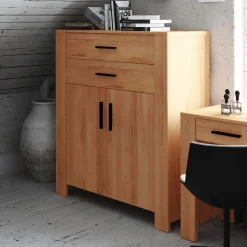 Kernbuche Highboard Lasmus