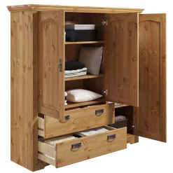 Kiefer massiv Wäscheschrank Delian