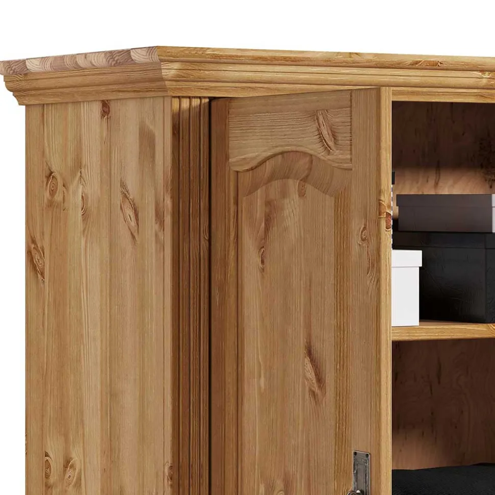 Kiefer massiv Wäscheschrank Delian