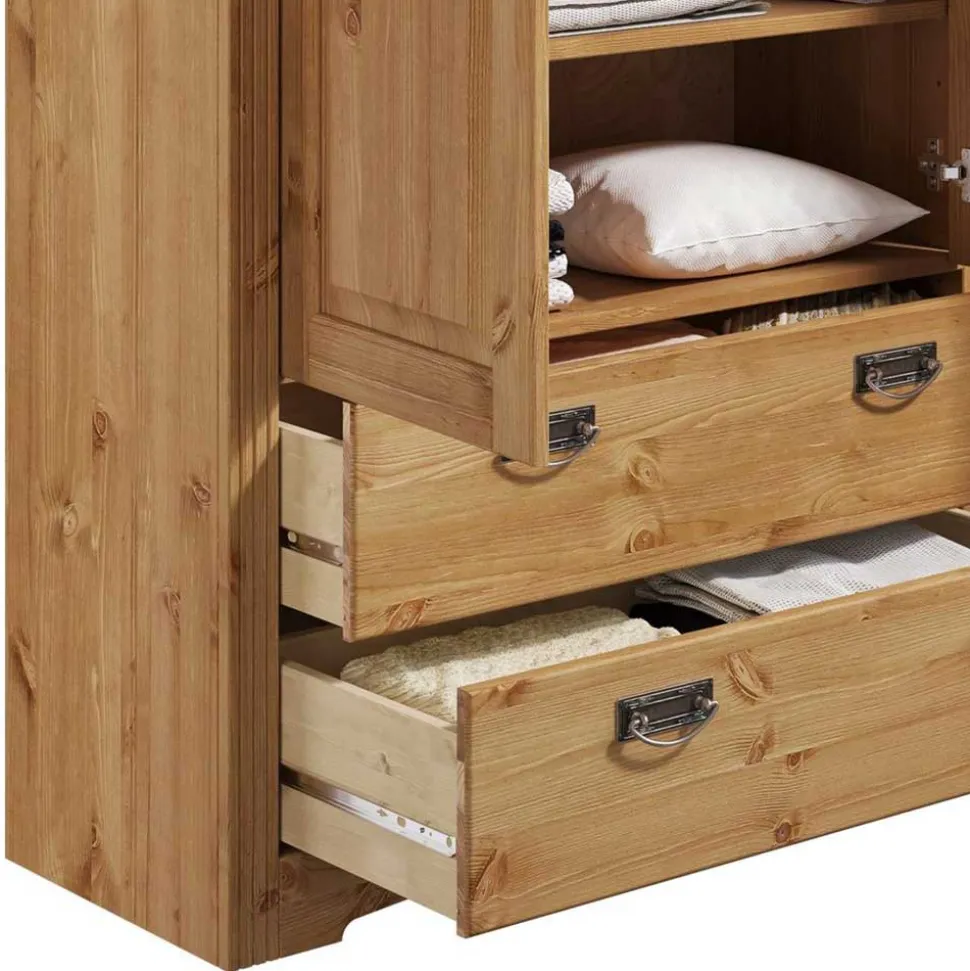 Kiefer massiv Wäscheschrank Delian