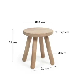 Kinder Holzhocker Lianza