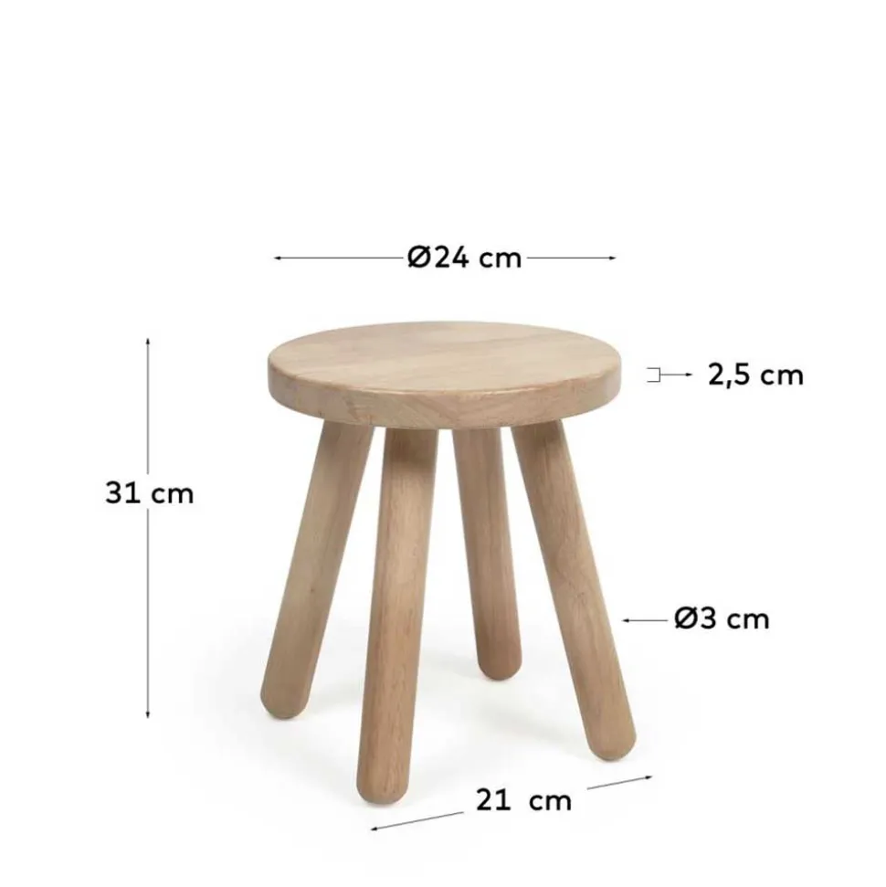 Kinder Holzhocker Lianza