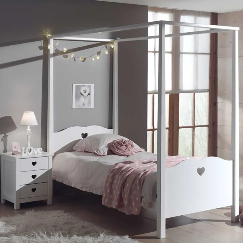 Kinderzimmer Bett weiß Ciomore