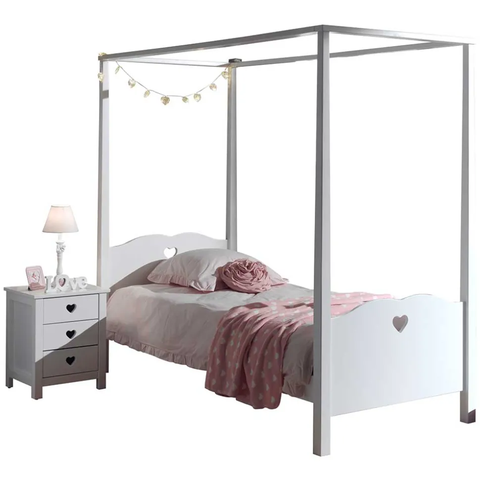 Kinderzimmer Bett weiß Ciomore