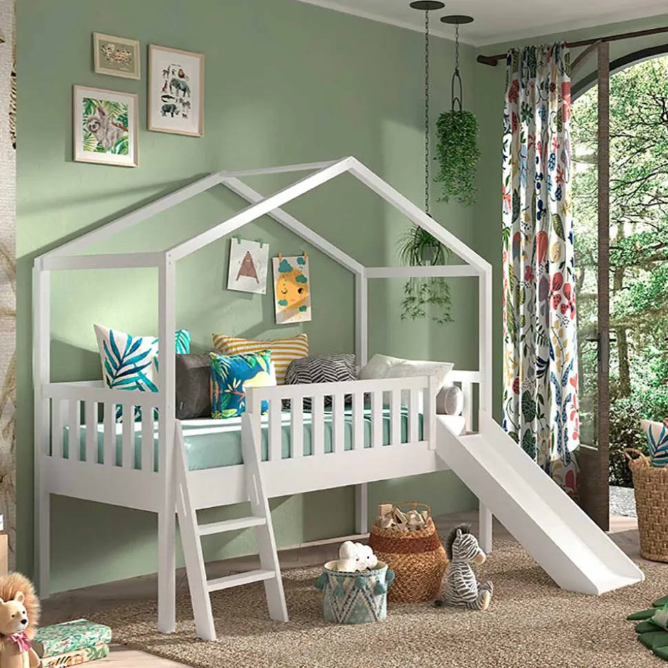 Kinderzimmerbett in Hausform Levirenas