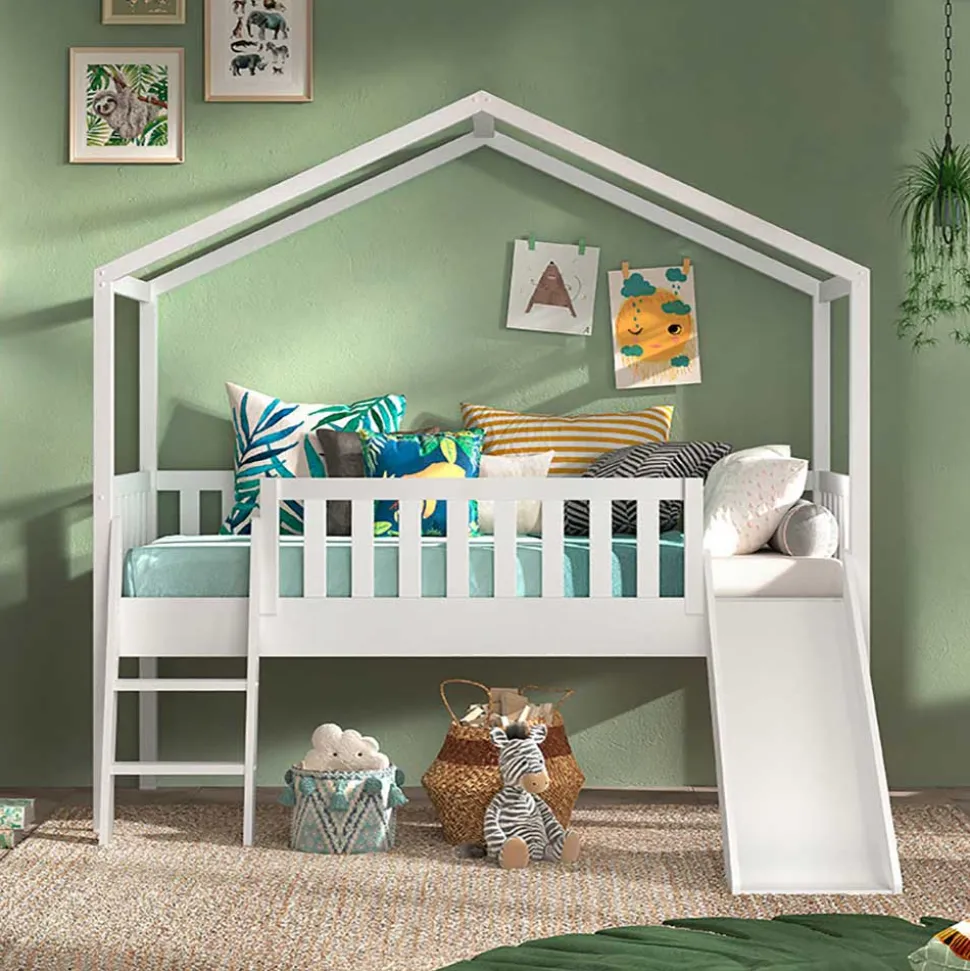 Kinderzimmerbett in Hausform Levirenas