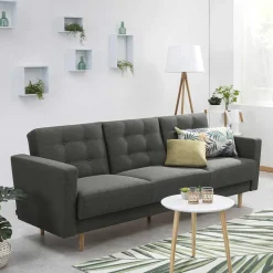 Klappcouch Anthrazit Loytima