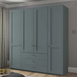 Kleiderschrank 200 cm breit Forjan