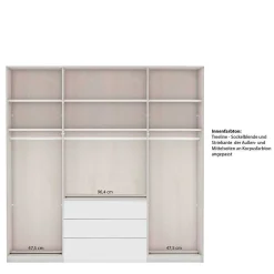 Kleiderschrank 200 cm breit Forjan
