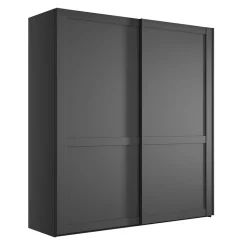Kleiderschrank 2 Schiebetüren Hierro