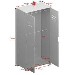 Kleiderschrank Cessan