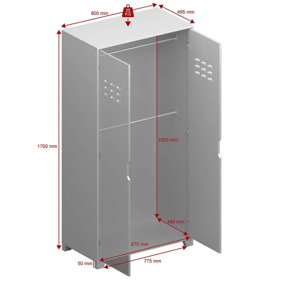 Kleiderschrank Cessan