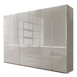 Kleiderschrank hellgrau Voscona