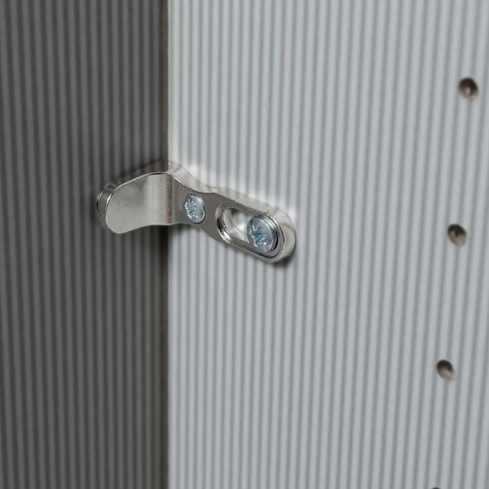 Kleiderschrank hellgrau Voscona
