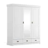 Kleiderschrank Holz Aluko