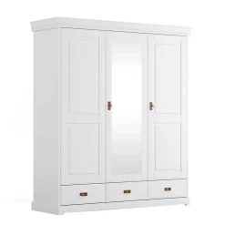 Kleiderschrank Holz Aluko