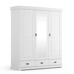Kleiderschrank Holz Aluko