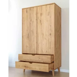 Kleiderschrank Holz Arora