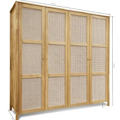 Kleiderschrank Holz Felictas