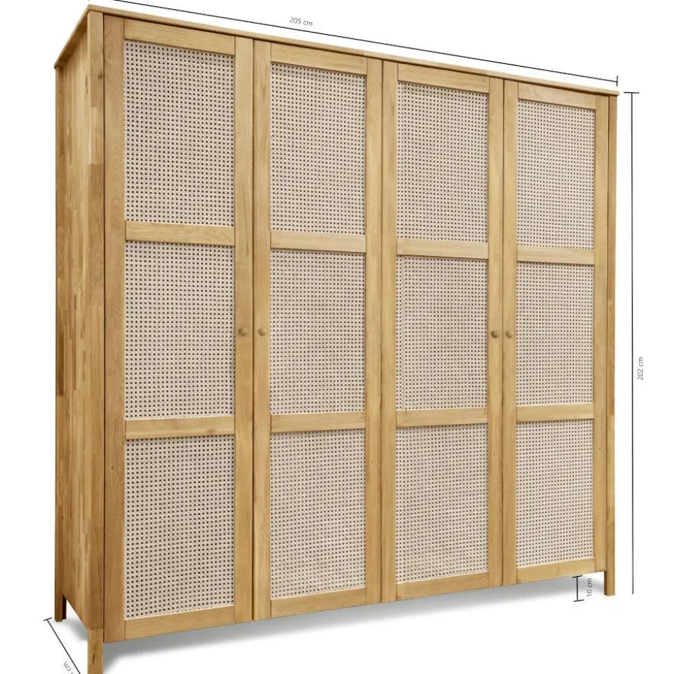 Kleiderschrank Holz Felictas