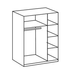 Kleiderschrank Letla