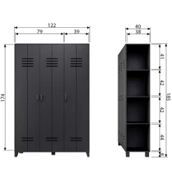 Kleiderschrank Little