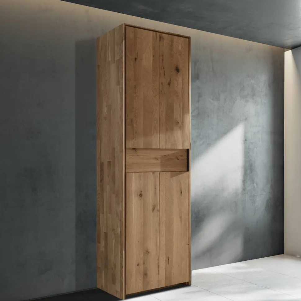 Kleiderschrank Massivholz schmal Snoba
