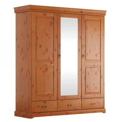 Kleiderschrank Massivholz Kiefer Rovert