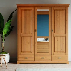 Kleiderschrank Massivholz Kiefer Rovert