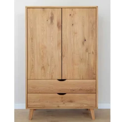 Kleiderschrank Massivholz Arora