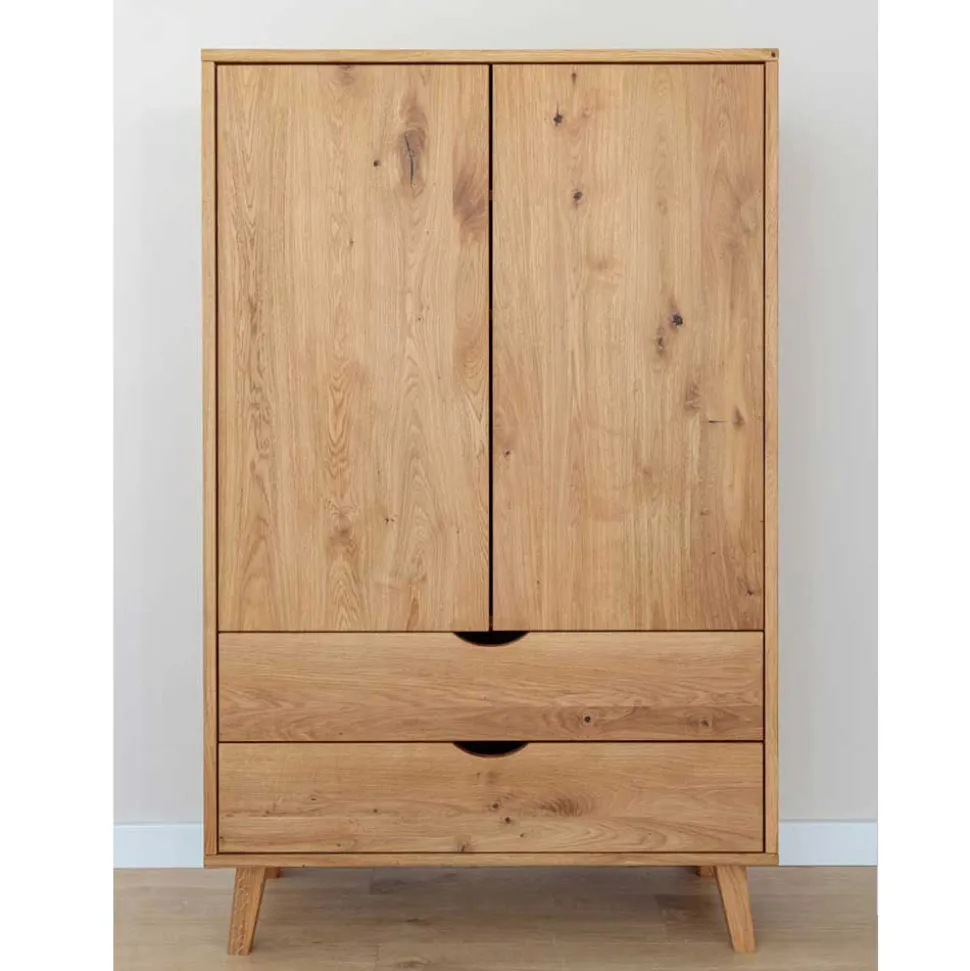 Kleiderschrank Massivholz Arora