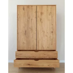 Kleiderschrank Massivholz Arora