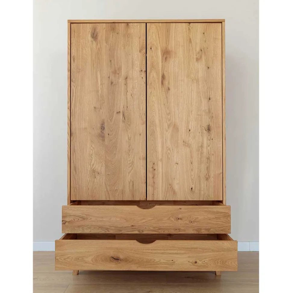 Kleiderschrank Massivholz Arora
