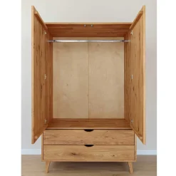 Kleiderschrank Massivholz Arora