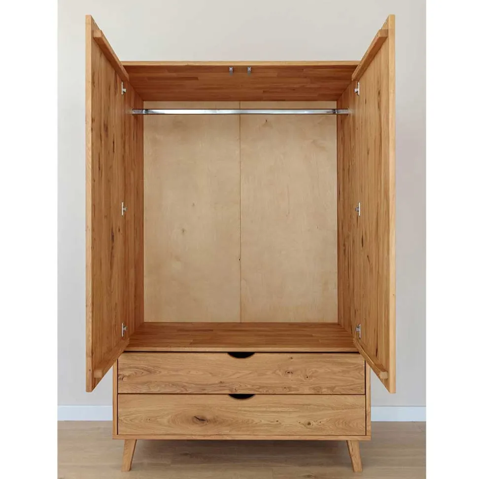 Kleiderschrank Massivholz Arora