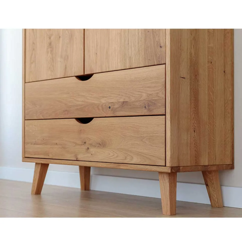 Kleiderschrank Massivholz Arora
