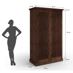 Kleiderschrank Massivholz Phelix